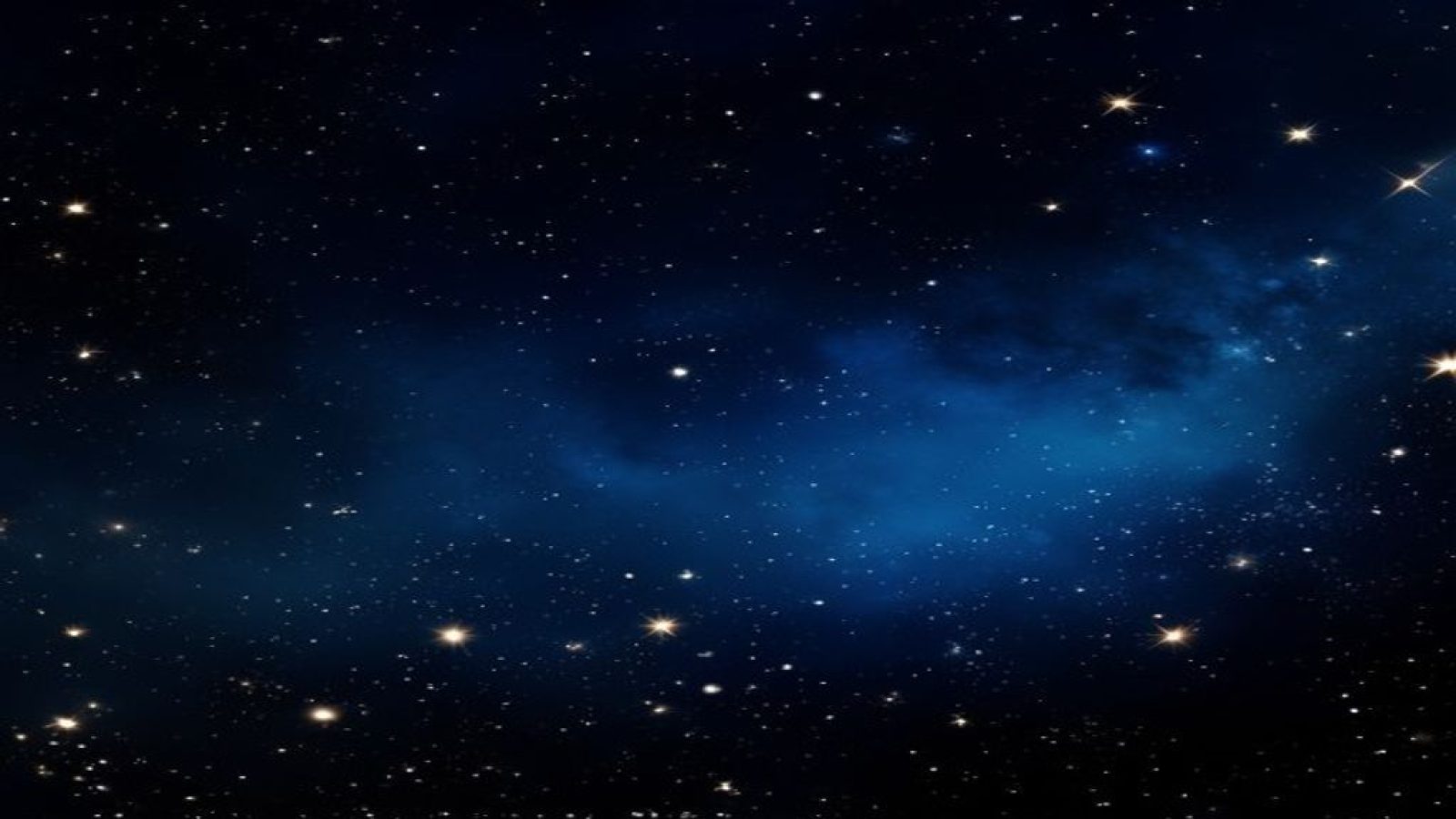 深邃星空背景下星空颖视品牌视觉展示，金色星点散布在深蓝黑色天幕上，营造沉浸感与专业氛围
